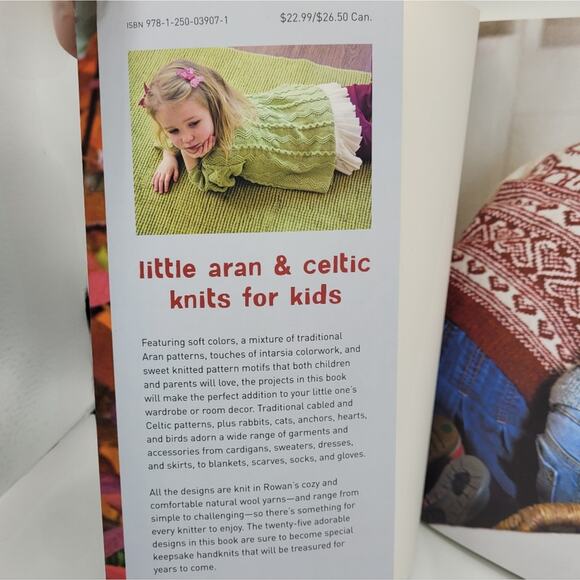 Little Aran & Celtic Knits for Kids Softcover Book - Picture 3 of 16